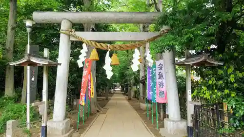 小平神明宮の鳥居