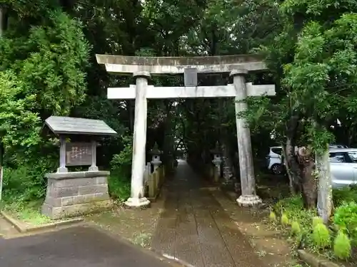 八幡社の鳥居