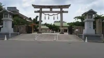 難波大社 生國魂神社の鳥居