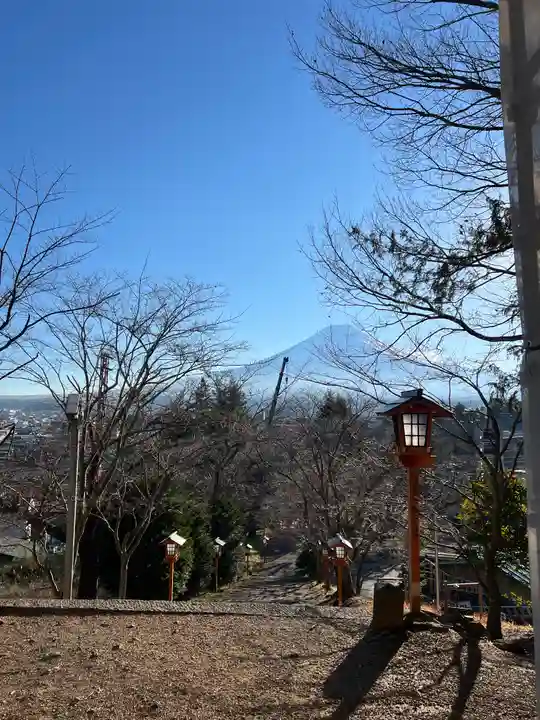 新倉富士浅間神社の景色