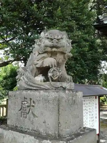  高鳥天満宮の狛犬