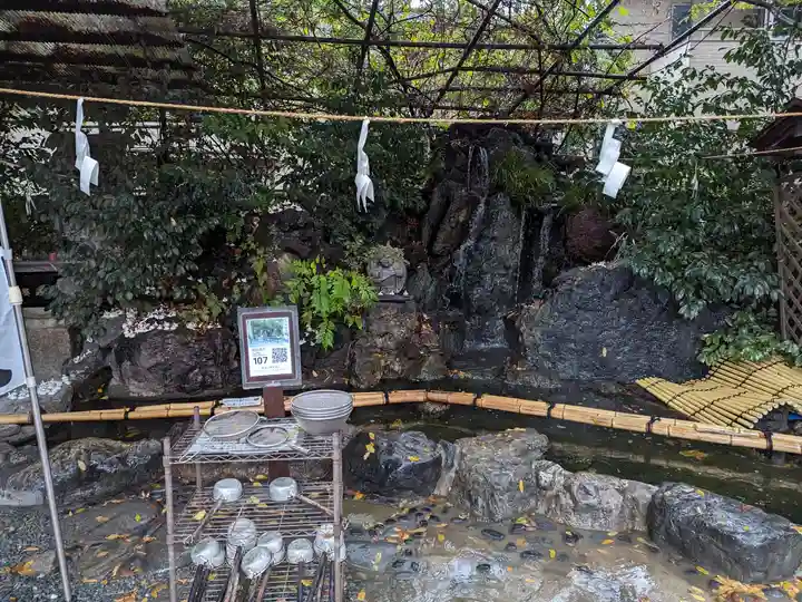 川越熊野神社の庭園