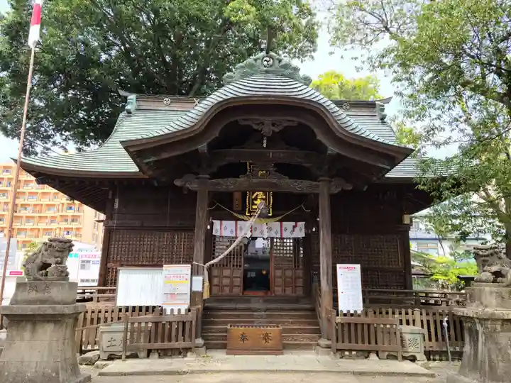 阿邪訶根神社の本殿・本堂