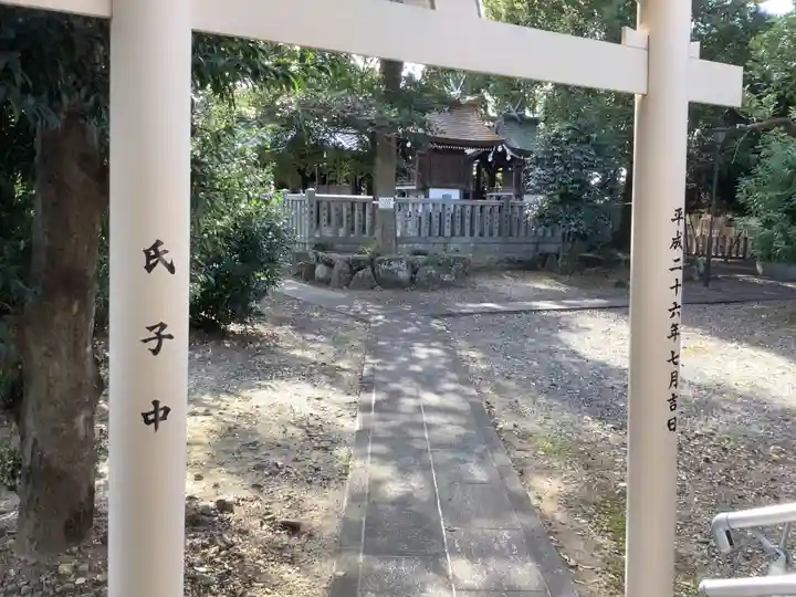 神明社(神明大明神)の鳥居