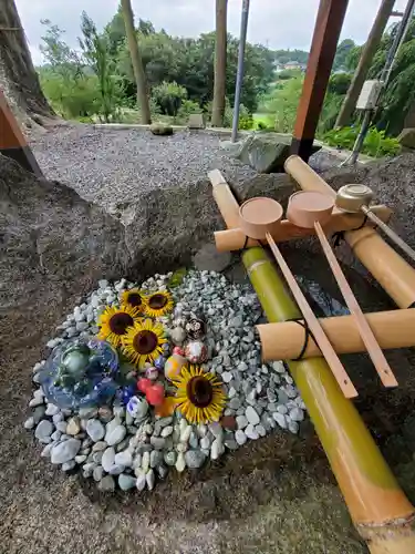 阿久津「田村神社」（郡山市阿久津町）旧社名：伊豆箱根三嶋三社の手水