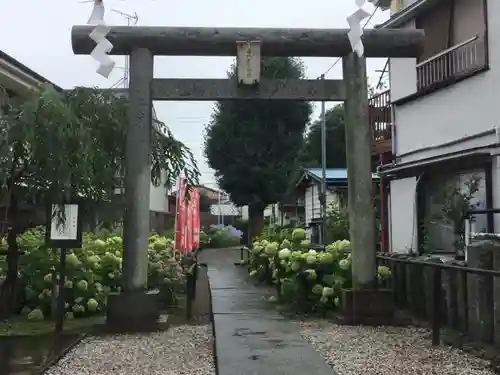 日吉八王子神社の鳥居