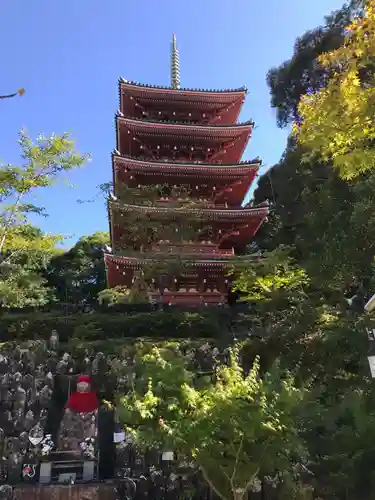 竹林寺の塔