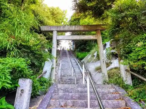 秋葉社の鳥居