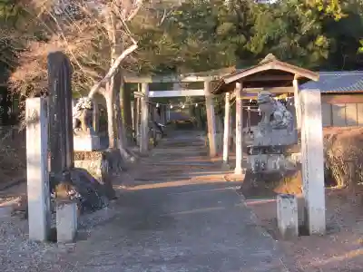 三毳神社（奥宮）の鳥居