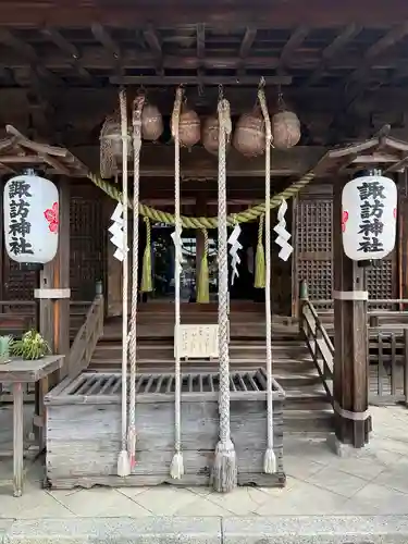 小名浜諏訪神社の本殿