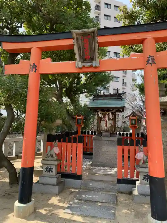 打出天神社の鳥居