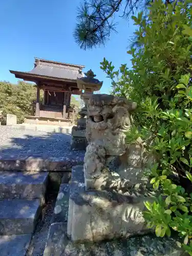 安積疎水神社の狛犬