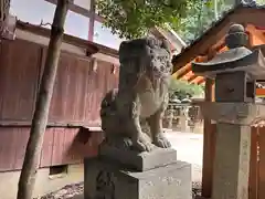 和爾下神社の狛犬