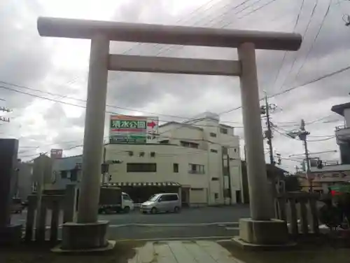 下総野田愛宕神社の鳥居