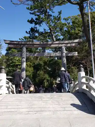 寒川神社の鳥居