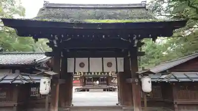 河合神社(鴨川合坐小社宅神社)の山門・神門