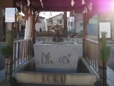 千住神社の手水舎