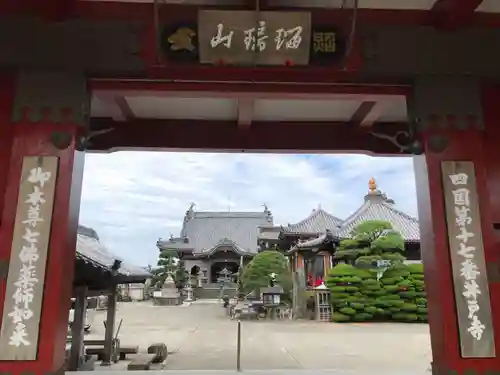 井戸寺の山門