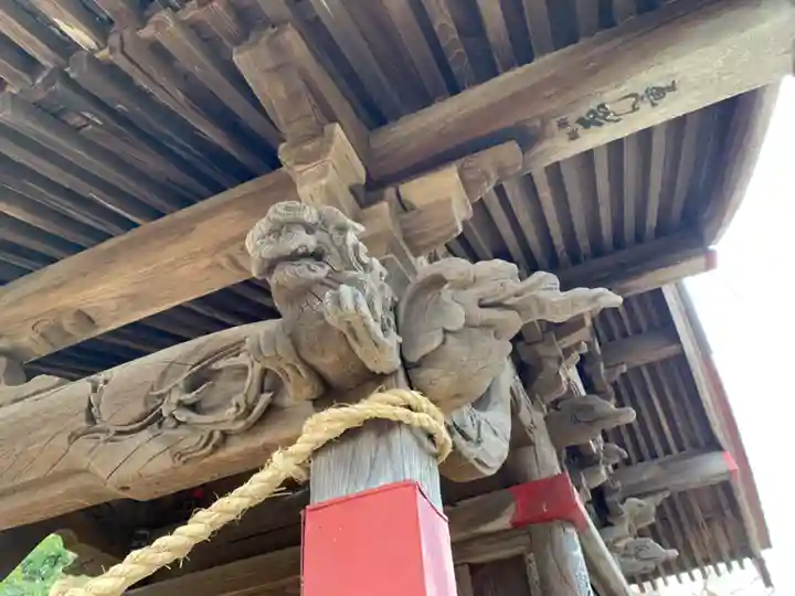 白幡神社の芸術