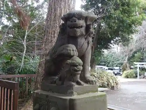 御霊神社の狛犬