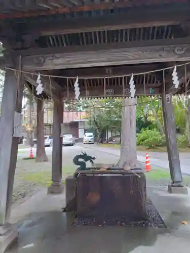 蠶養國神社の手水