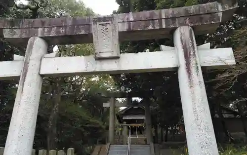 王子八幡宮の鳥居