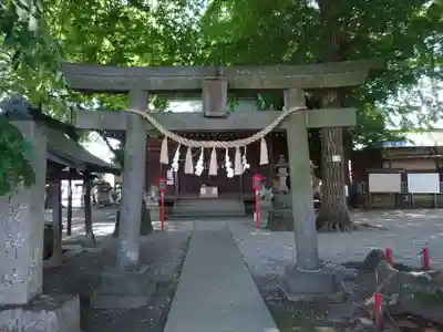諏訪神社の鳥居