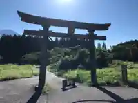 人穴浅間神社の鳥居