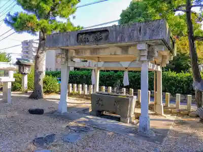 白山社の手水舎