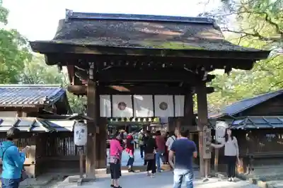 河合神社(鴨川合坐小社宅神社)の山門・神門