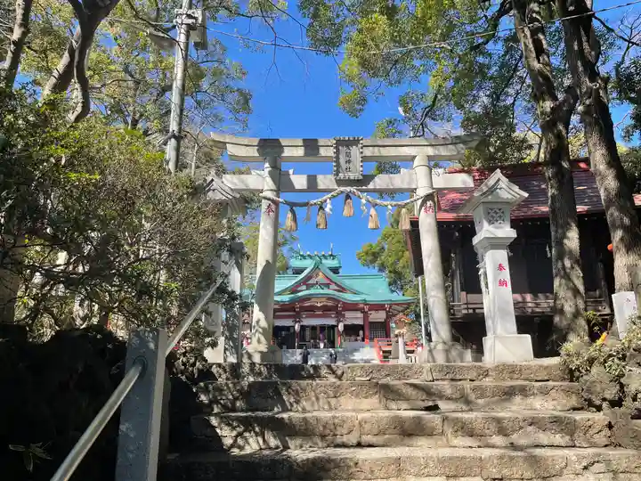 多摩川浅間神社の鳥居