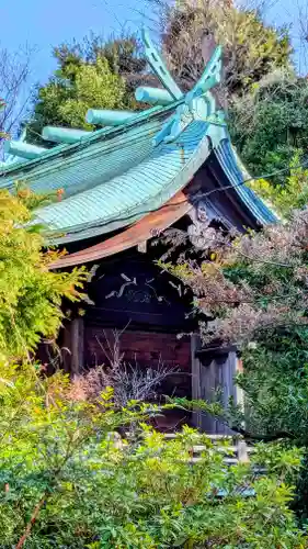 白金氷川神社の本殿・本堂