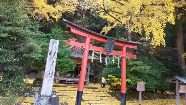 岩戸落葉神社の鳥居
