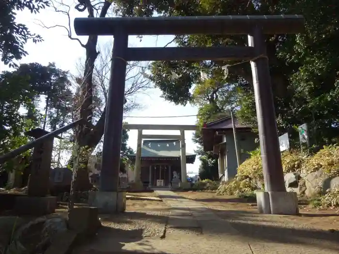 宮沢神明社の鳥居