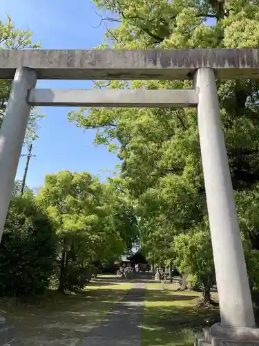 神明社（開明神明郭）の鳥居