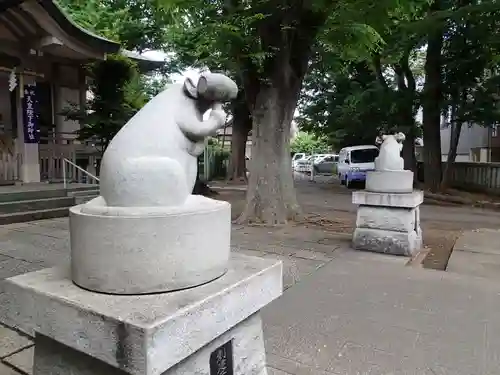 戸部杉山神社の狛犬