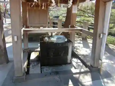 松戸神社の手水舎