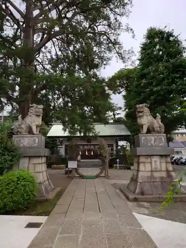 下神明天祖神社の狛犬