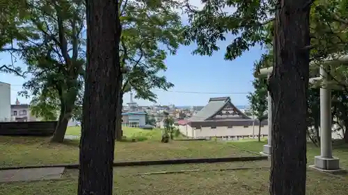留萌神社の景色