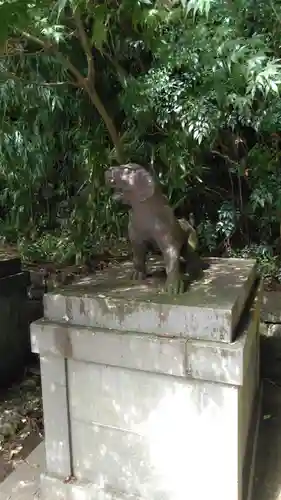 小国両神社の狛犬