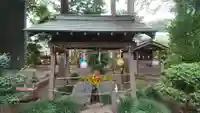 馬場氷川神社の手水舎