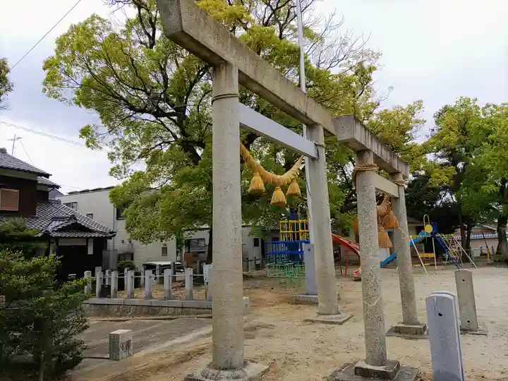 神明社(荒子神明社)の鳥居