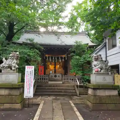 神明氷川神社の本殿・本堂