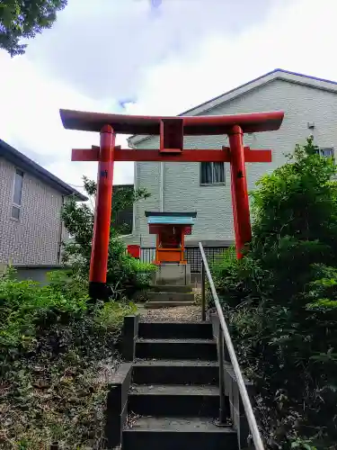 南外山八幡社の鳥居