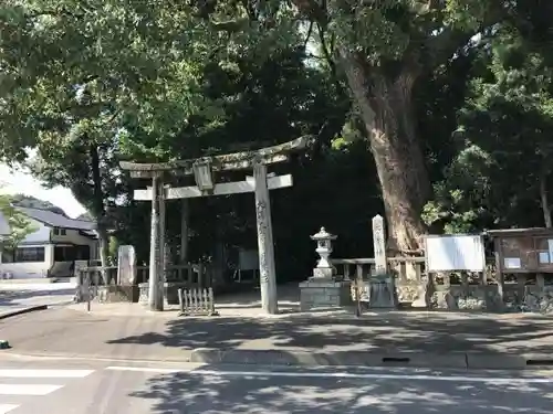 比木神社の鳥居