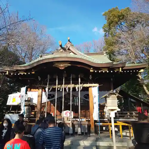 鎮守氷川神社の本殿