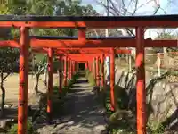 鳥居川御霊神社の鳥居