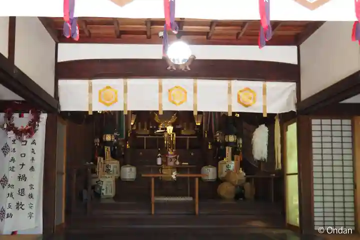 芦屋神社の本殿・本堂