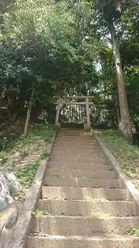 八劔神社若宮御社の鳥居