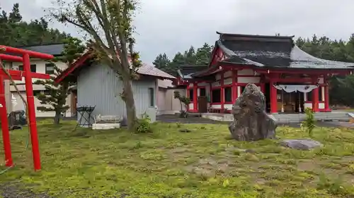 中富良野神社の庭園